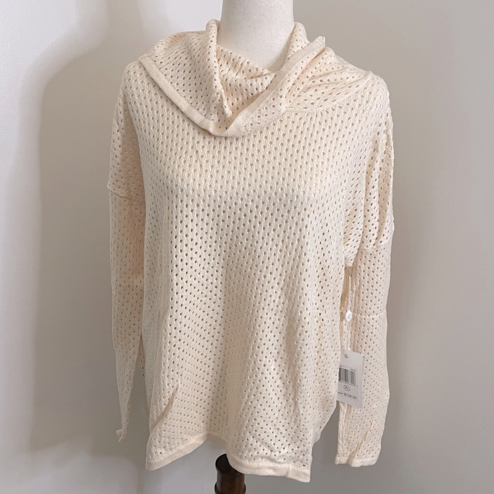 Evolution by Cyrus Sweater XL Apricot NWT